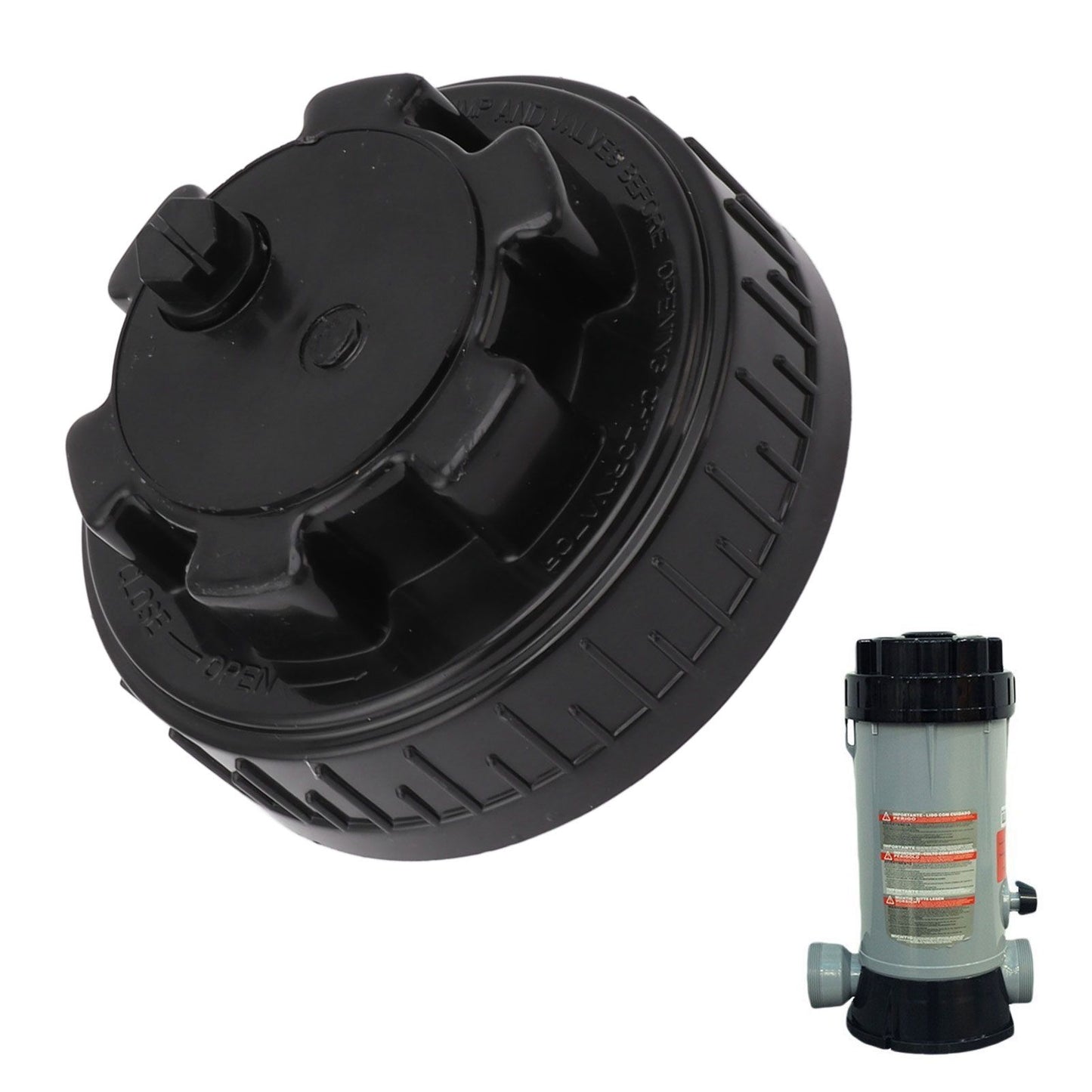 Chlorinator Cover Replacement Plastic Lid Easy Installation Tight Sealing Chlorinator Parts for Hayward CL100
