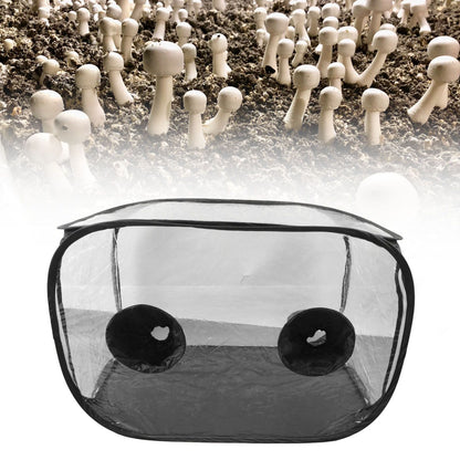 Mushroom Growing Still Air Box Portable Foldable Pop Up PVC Mushroom Container Set