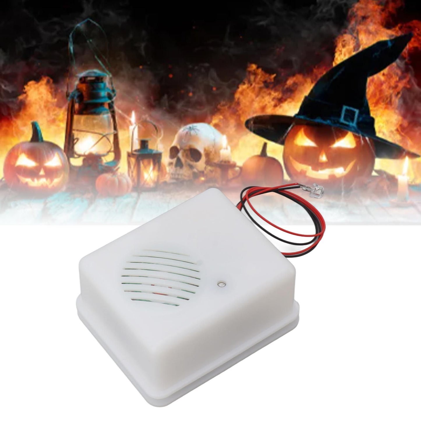 Halloween Sound Player Horror Tricky Scary Sound Loudspeaker Screaming Speaker for Indoor Outdoor Party Decoration