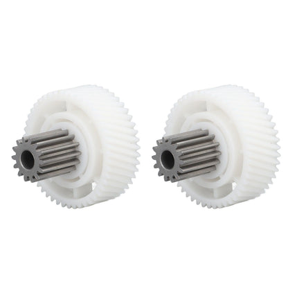 2 PCS Meat Grinder Gear Plastic and Stainless Steel Accuracy Control Sausage Machine Gear for Food Making