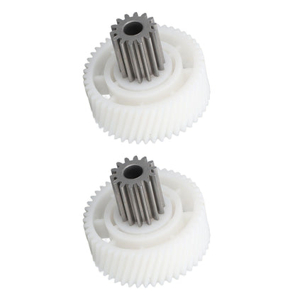 2 PCS Meat Grinder Gear Plastic and Stainless Steel Accuracy Control Sausage Machine Gear for Food Making