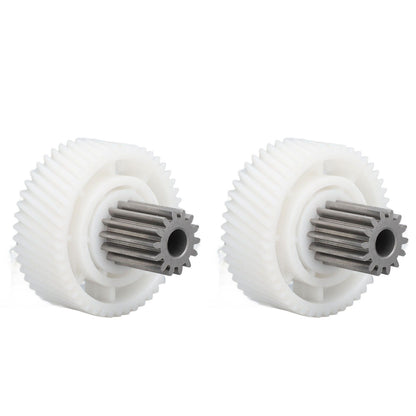 2 PCS Meat Grinder Gear Plastic and Stainless Steel Accuracy Control Sausage Machine Gear for Food Making