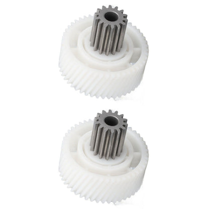 2 PCS Meat Grinder Gear Plastic and Stainless Steel Accuracy Control Sausage Machine Gear for Food Making