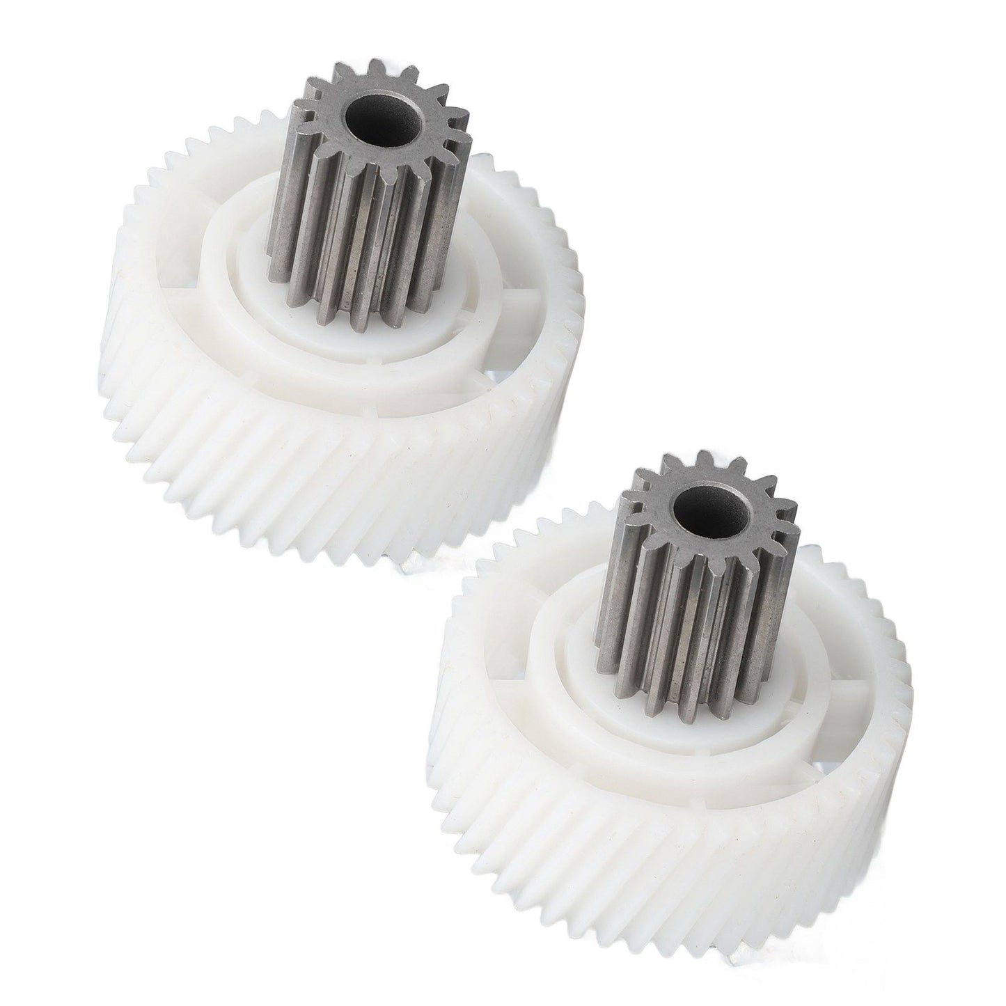 2 PCS Meat Grinder Gear Plastic and Stainless Steel Accuracy Control Sausage Machine Gear for Food Making