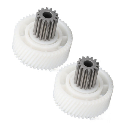 2 PCS Meat Grinder Gear Plastic and Stainless Steel Accuracy Control Sausage Machine Gear for Food Making