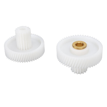 2pcs Meat Grinder Gear Plastic Work Efficiently Multifunctional High Compatibility Mincer Gear for Sausage Machine Chili Cooker