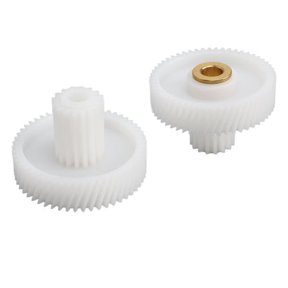 2pcs Meat Grinder Gear Plastic Work Efficiently Multifunctional High Compatibility Mincer Gear for Sausage Machine Chili Cooker