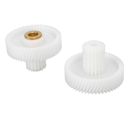 2pcs Meat Grinder Gear Plastic Work Efficiently Multifunctional High Compatibility Mincer Gear for Sausage Machine Chili Cooker