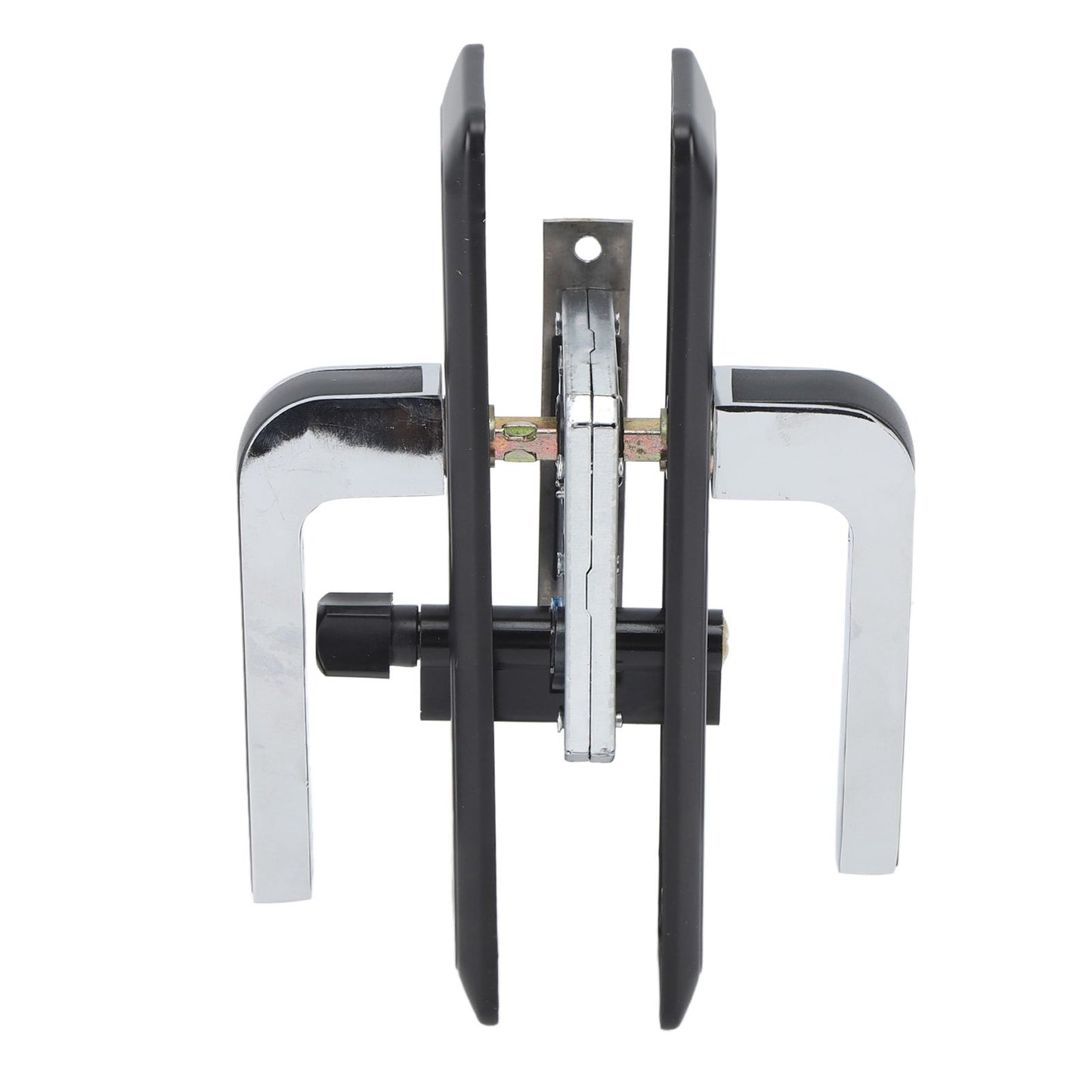 Privacy Bathroom Lever Lock Set Low Noise Door Lever Lockset Bedroom Door Handle Security Door Lever with Lock Black
