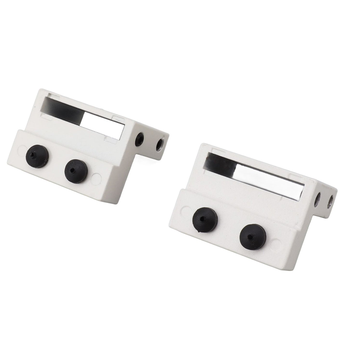 Barn Door Stopper White Sliding Barn Door Hardware Accessories with Hex Wrench for Bedroom Kitchen Living Room