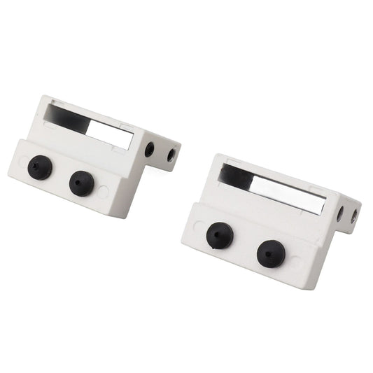 Barn Door Stopper White Sliding Barn Door Hardware Accessories with Hex Wrench for Bedroom Kitchen Living Room
