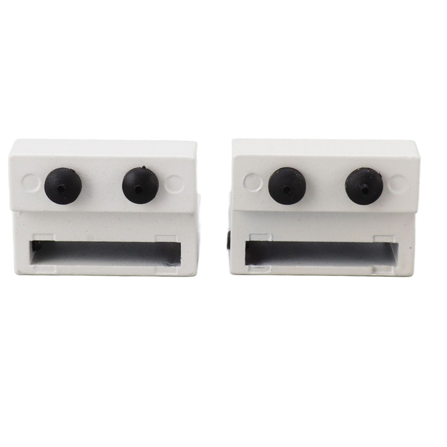 Barn Door Stopper White Sliding Barn Door Hardware Accessories with Hex Wrench for Bedroom Kitchen Living Room
