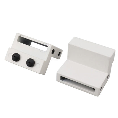 Barn Door Stopper White Sliding Barn Door Hardware Accessories with Hex Wrench for Bedroom Kitchen Living Room