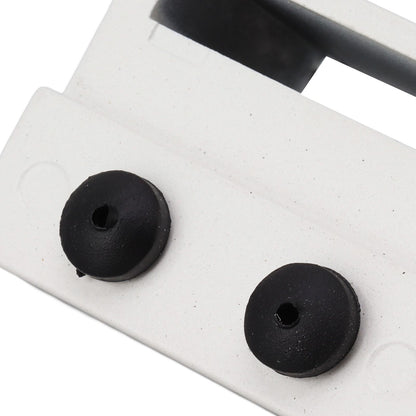 Barn Door Stopper White Sliding Barn Door Hardware Accessories with Hex Wrench for Bedroom Kitchen Living Room
