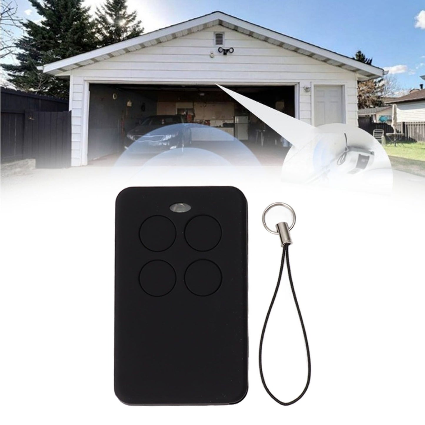 Garage Door Opener Remote 4 Button Garage Door Remote for Wireless Remote Control Garage Door