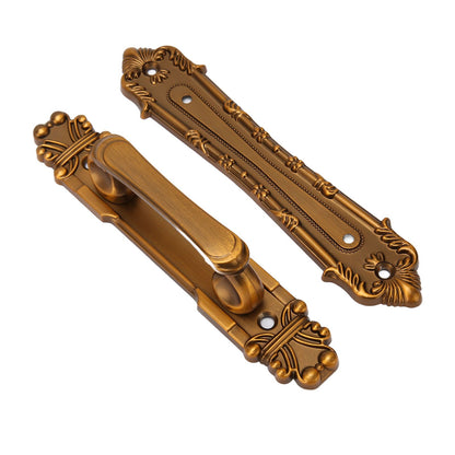 Sliding Barn Door Handles Large Rustic Dual Side Design for Gates Garages Sheds Furniture Aluminum Alloy Material Bronze