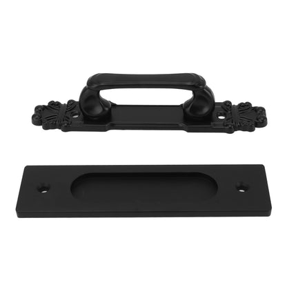 Sliding Barn Door Handles and Pulls Double Sided Hardware Set Easy To Install Aluminum Alloy Barn Door Hardware for Barns