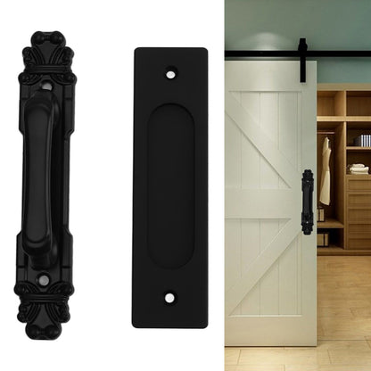 Sliding Barn Door Handles and Pulls Double Sided Hardware Set Easy To Install Aluminum Alloy Barn Door Hardware for Barns