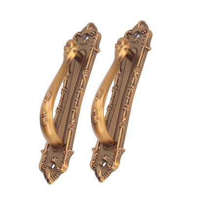 2pcs Barn Door Handle Heavy Duty Bronze Surface Mounted Sliding Wooden Door Handles for Gate Wardrobes
