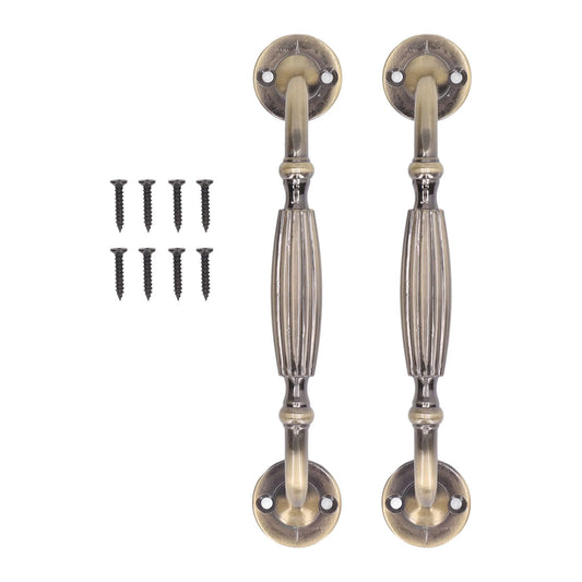 2 Sets Antique Bronze Door Handles Professional Exquisite Vintage Door Handles for Entrance Door Cabinet Drawer