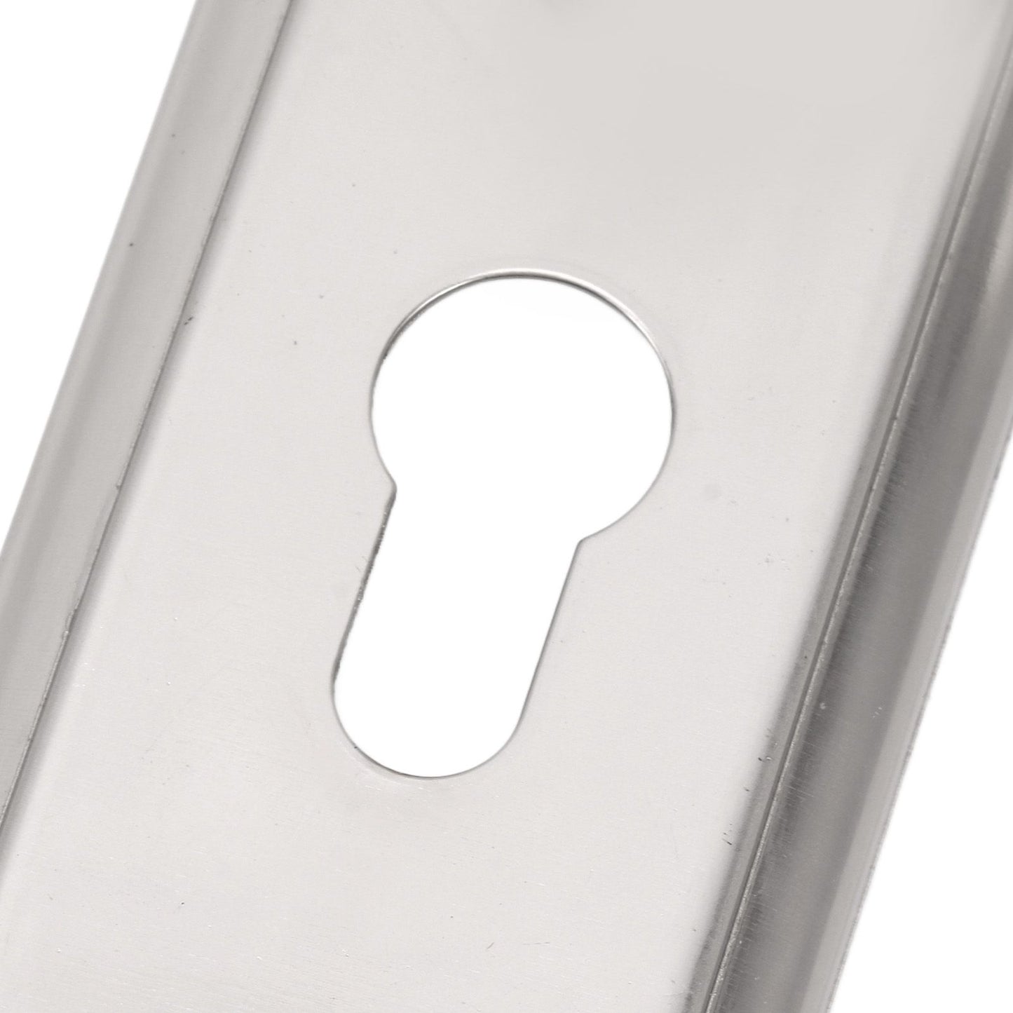 Door Interior Lever Passage Handle with Lock Easy Install Stainless Steel Door Handle for Bedroom Bathroom Closet Home