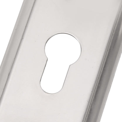 Door Interior Lever Passage Handle with Lock Easy Install Stainless Steel Door Handle for Bedroom Bathroom Closet Home