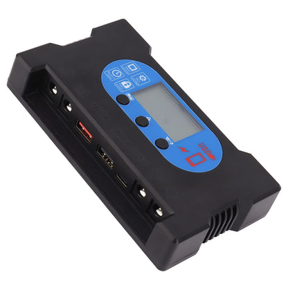 5V Solar Charge Controller Solar Panel Charge Controller with Fast Charging Dual USB Type C Port 30A