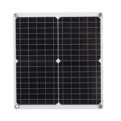 Solar Panel Charge Controller Set Monocrystalline Silicon 25W 10A Fast Charging Battery Free Drive Solar Panel Regulator for Lights Power Tools
