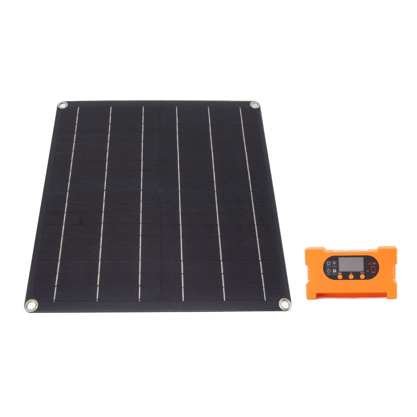 18V 25W Monocrystalline Solar Panel Kit Battery Free Direct Drive IP70 Solar Panel with 100A Fast Charging Controller