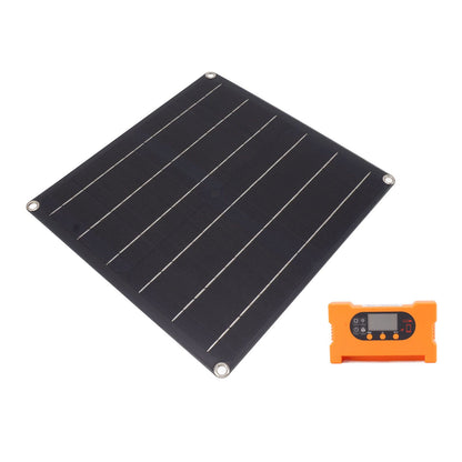 18V 25W Monocrystalline Solar Panel Kit Battery Free Direct Drive IP70 Solar Panel with 100A Fast Charging Controller