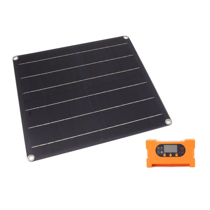 18V 25W Monocrystalline Solar Panel Kit Battery Free Direct Drive IP70 Solar Panel with 100A Fast Charging Controller