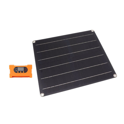 18V 25W Monocrystalline Solar Panel Kit Battery Free Direct Drive IP70 Solar Panel with 100A Fast Charging Controller