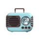 Cute Retro Bluetooth Speaker Mini Luggage Mini Speaker Creative Vintage Lovely Small Speaker Green