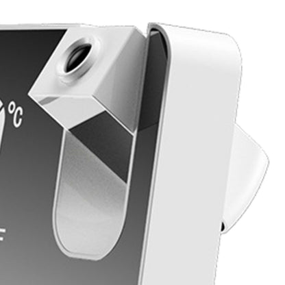 Projection Alarm Clock 360 Degree Flexible Adjust Creative LED Mirror Digital Clock with Temperature Display Power Off Memory White