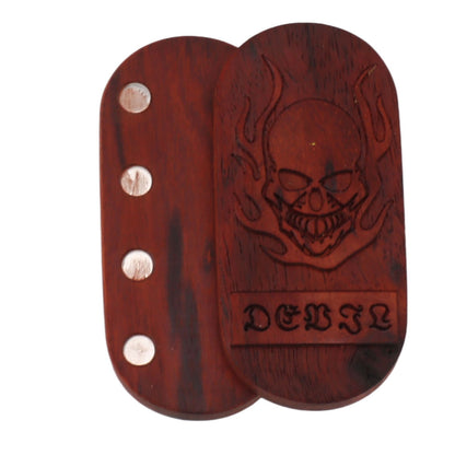 Magnet Finger Stress Relief Slider Wood Finger Stress Relief Toy Wooden Decompression Toy Limiting Demon
