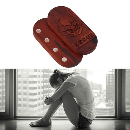 Magnet Finger Stress Relief Slider Wood Finger Stress Relief Toy Wooden Decompression Toy Limiting Demon