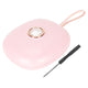 Vibrating Digital Alarm Clock Portable LED Electronic Digital Alarm Clock for Heavy Sleepers Students Children Rose Pink
