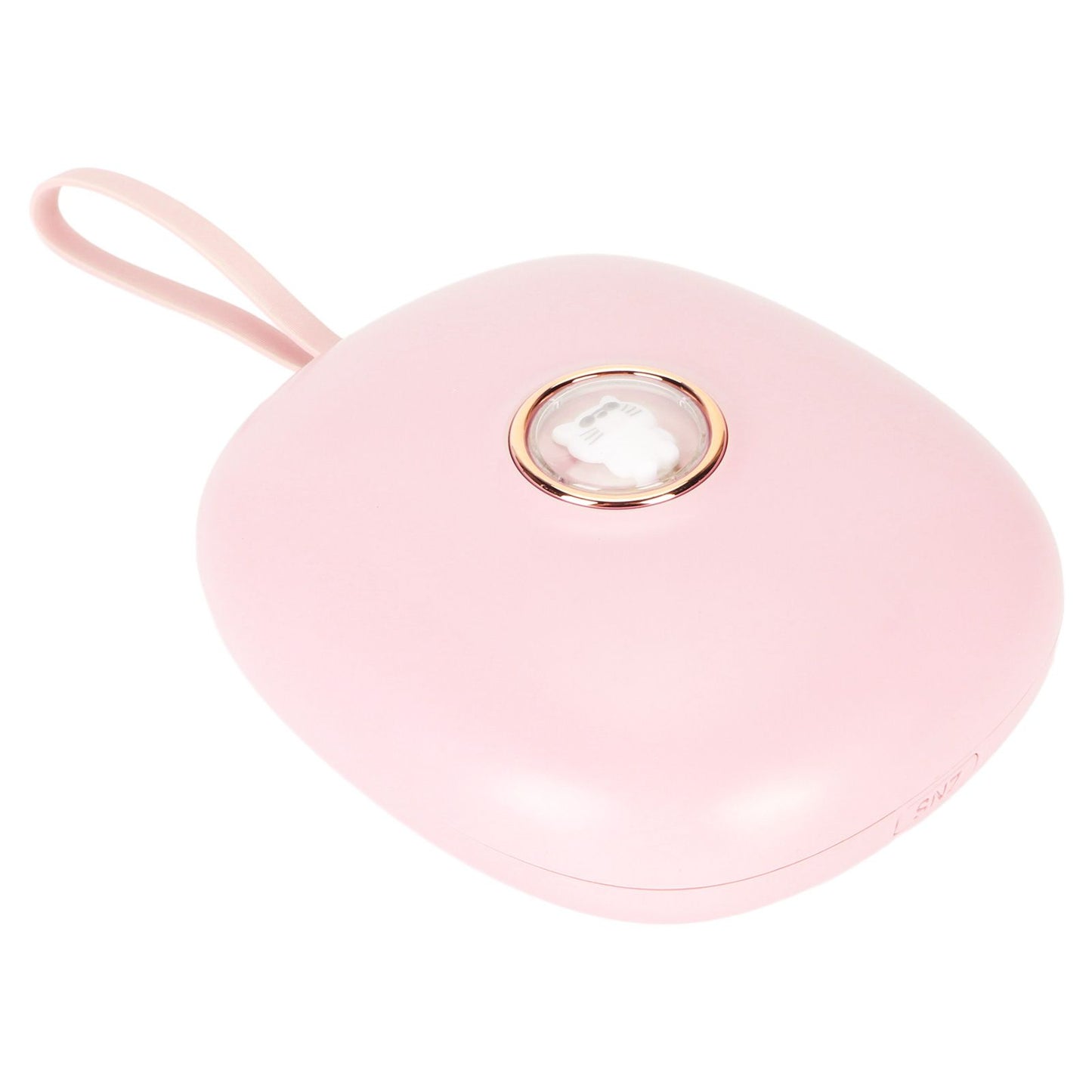 Vibrating Digital Alarm Clock Portable LED Electronic Digital Alarm Clock for Heavy Sleepers Students Children Rose Pink