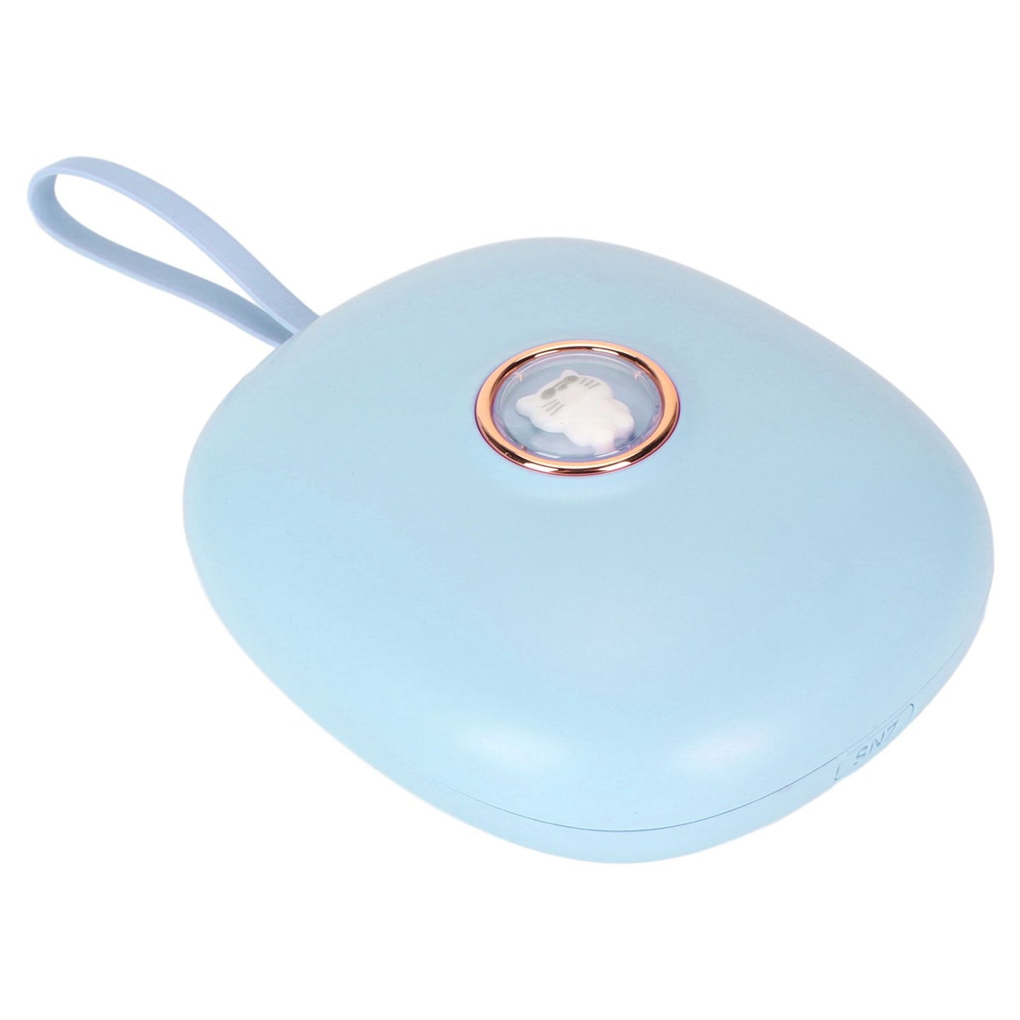 Vibrating Digital Alarm Clock Portable LED Electronic Digital Alarm Clock for Heavy Sleepers Students Children Sky Blue