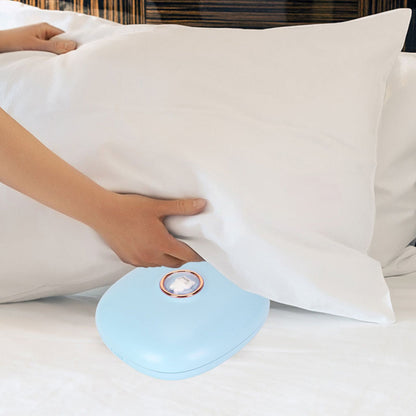 Vibrating Digital Alarm Clock Portable LED Electronic Digital Alarm Clock for Heavy Sleepers Students Children Sky Blue
