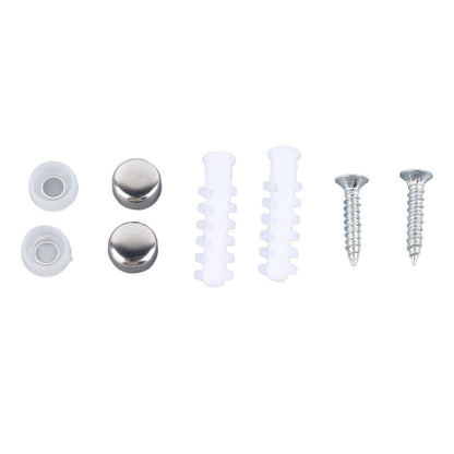 4 Pcs 6 Hooks Stainless Steel Cloak Hanger Wall Mounted Hanging Coat Rack for Laundry Rooms Entryways