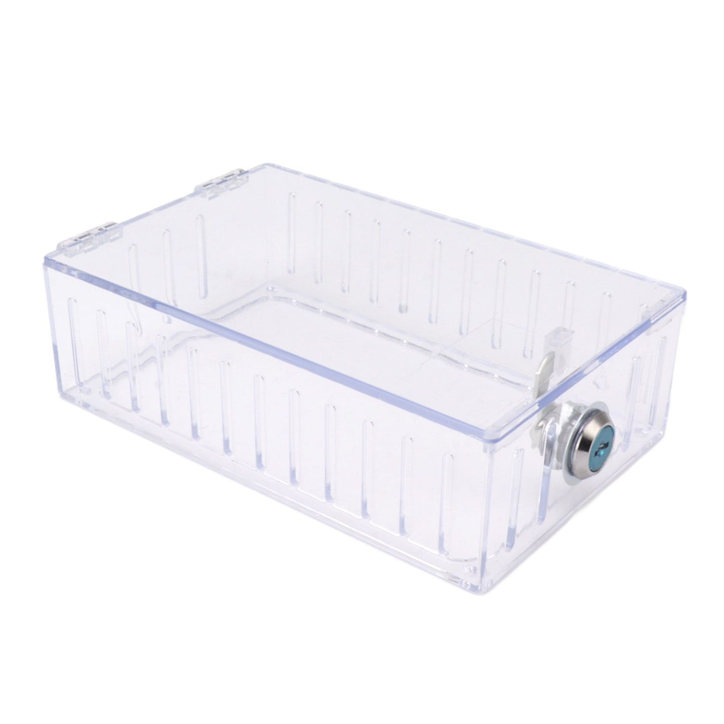 Thermostat Lock Box Large Universal Home Locking Thermostat Guard Clear Cover with Key for Thermostat On Wall