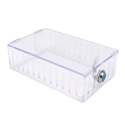 Thermostat Lock Box Large Universal Home Locking Thermostat Guard Clear Cover with Key for Thermostat On Wall