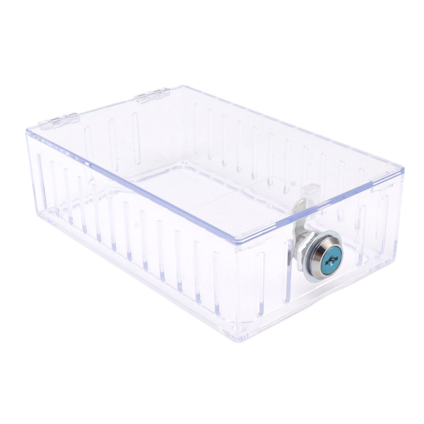 Thermostat Lock Box Large Universal Home Locking Thermostat Guard Clear Cover with Key for Thermostat On Wall