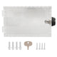 Thermostat Lock Box Universal Large Transparent Thermostat Protective Guard for Thermostat On Wall Coded Lock