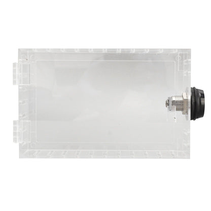 Thermostat Lock Box Universal Large Transparent Thermostat Protective Guard for Thermostat On Wall Coded Lock