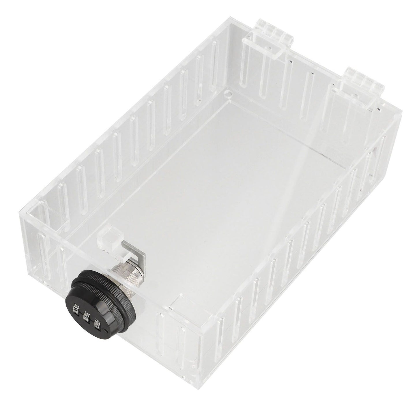 Thermostat Lock Box Universal Large Transparent Thermostat Protective Guard for Thermostat On Wall Coded Lock