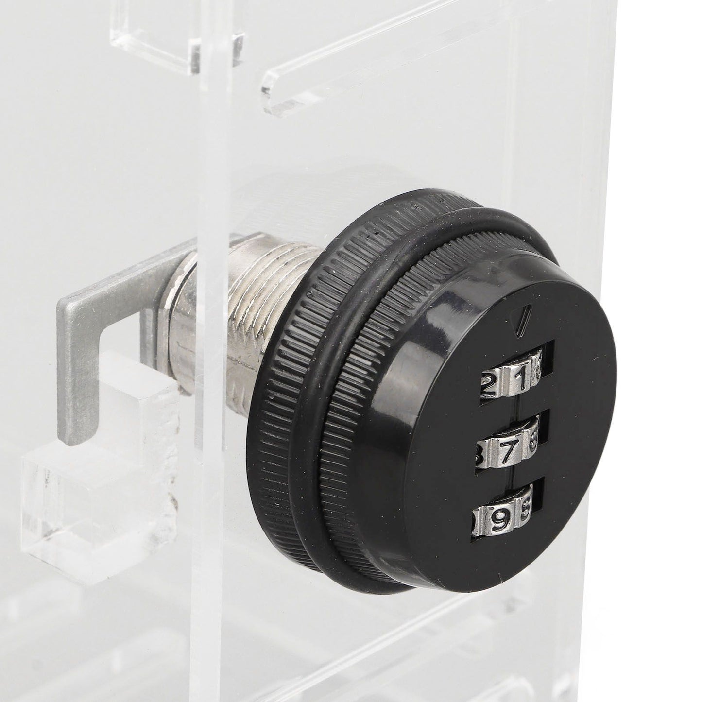 Thermostat Lock Box Universal Large Transparent Thermostat Protective Guard for Thermostat On Wall Coded Lock