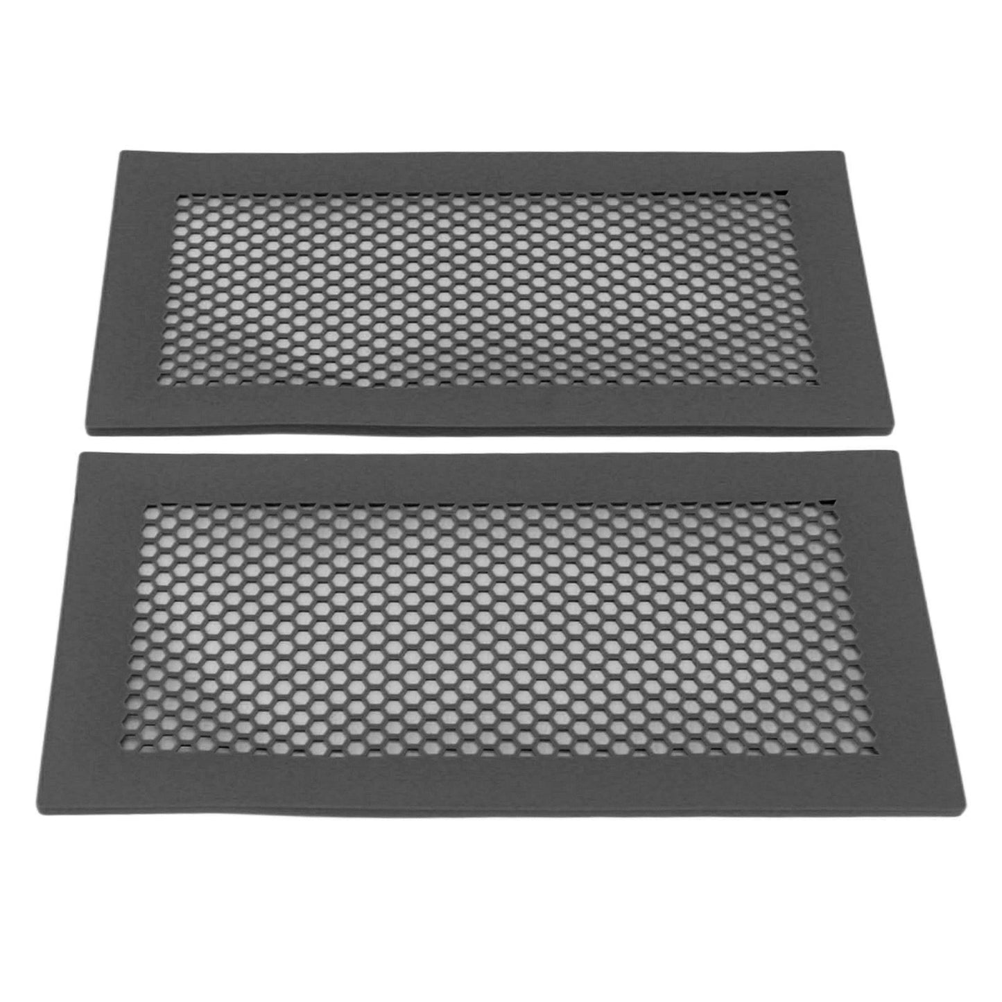 2Pcs Baby Proof Vent Cover Child Proof Safe Soft Silicone for Home Floor Catch Debris Hair Insect Black