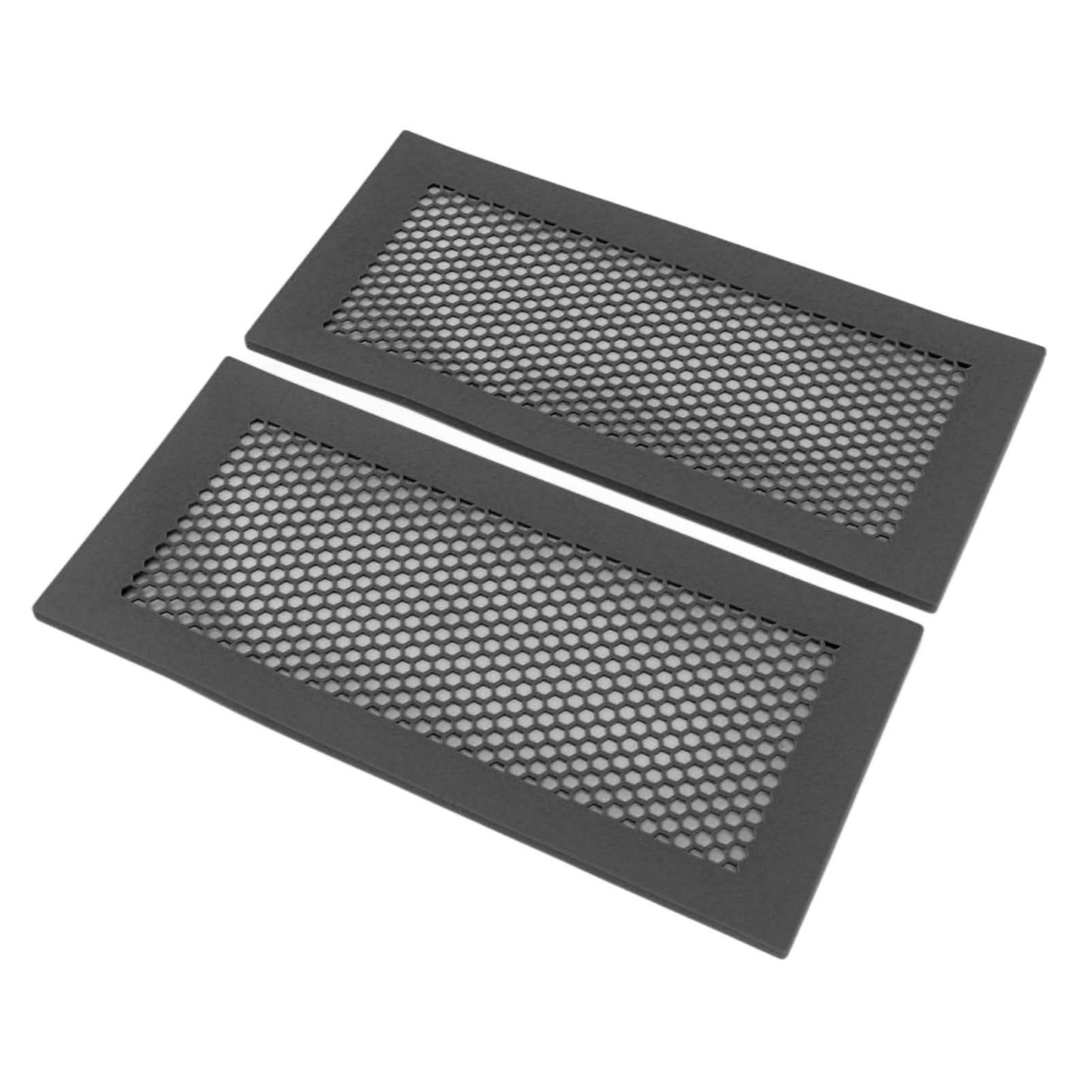 2Pcs Baby Proof Vent Cover Child Proof Safe Soft Silicone for Home Floor Catch Debris Hair Insect Black